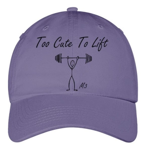 Embroidery Dad Caps (Strapback) Color-lavender - Picture 1 of 1